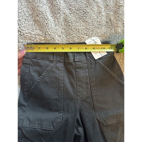 Spanx Cargo Skinny Pants XS Black Stretch Twill High Rise – NWT - Picture 6 of 8
